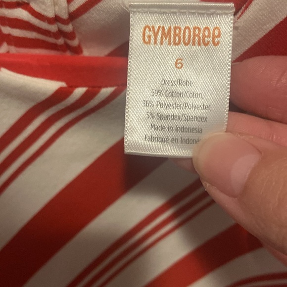 Gymboree Candy Cane stripe dress - Picture 3 of 4